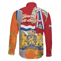Netherlands Dodenherdenking Family Matching Puletasi and Hawaiian Shirt Martyrs' Day Honoring All Victims Of War