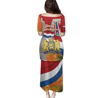 Netherlands Dodenherdenking Family Matching Puletasi and Hawaiian Shirt Martyrs' Day Honoring All Victims Of War