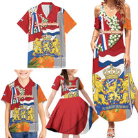Netherlands Dodenherdenking Family Matching Summer Maxi Dress and Hawaiian Shirt Martyrs' Day Honoring All Victims Of War
