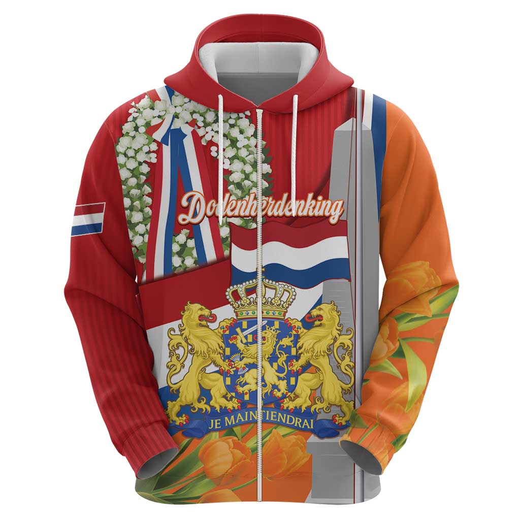 Netherlands Dodenherdenking Hoodie Martyrs' Day Honoring All Victims Of War