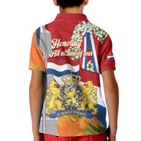 Netherlands Dodenherdenking Kid Polo Shirt Martyrs' Day Honoring All Victims Of War