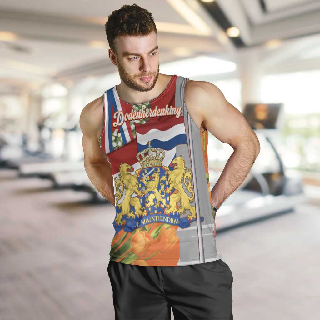 Netherlands Dodenherdenking Men Tank Top Martyrs' Day Honoring All Victims Of War