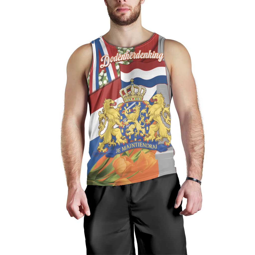 Netherlands Dodenherdenking Men Tank Top Martyrs' Day Honoring All Victims Of War