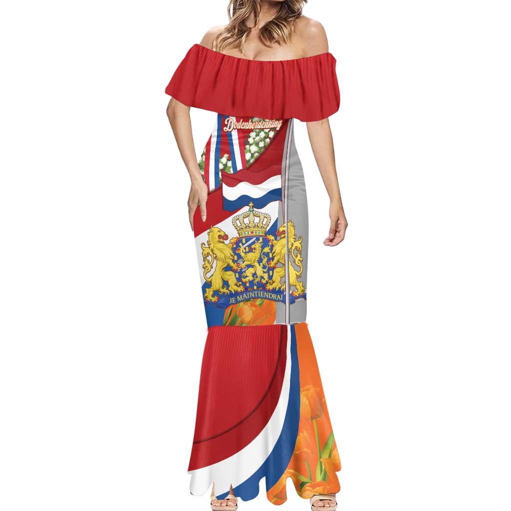 Netherlands Dodenherdenking Mermaid Dress Martyrs' Day Honoring All Victims Of War