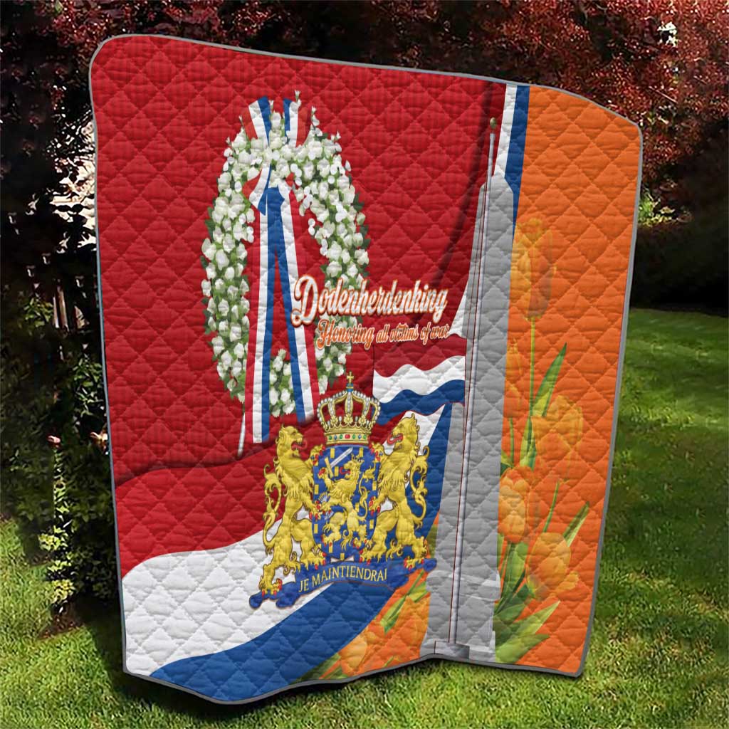 Netherlands Dodenherdenking Quilt Martyrs' Day Honoring All Victims Of War