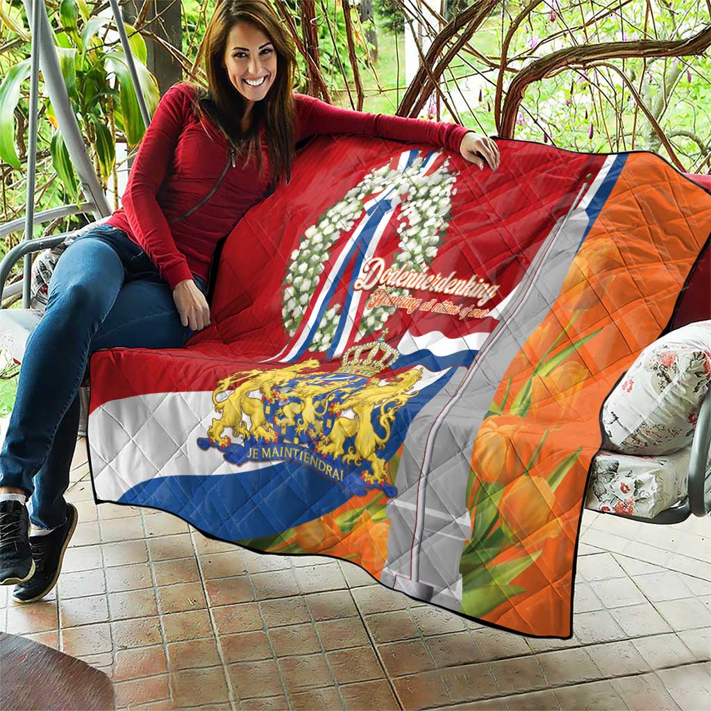 Netherlands Dodenherdenking Quilt Martyrs' Day Honoring All Victims Of War