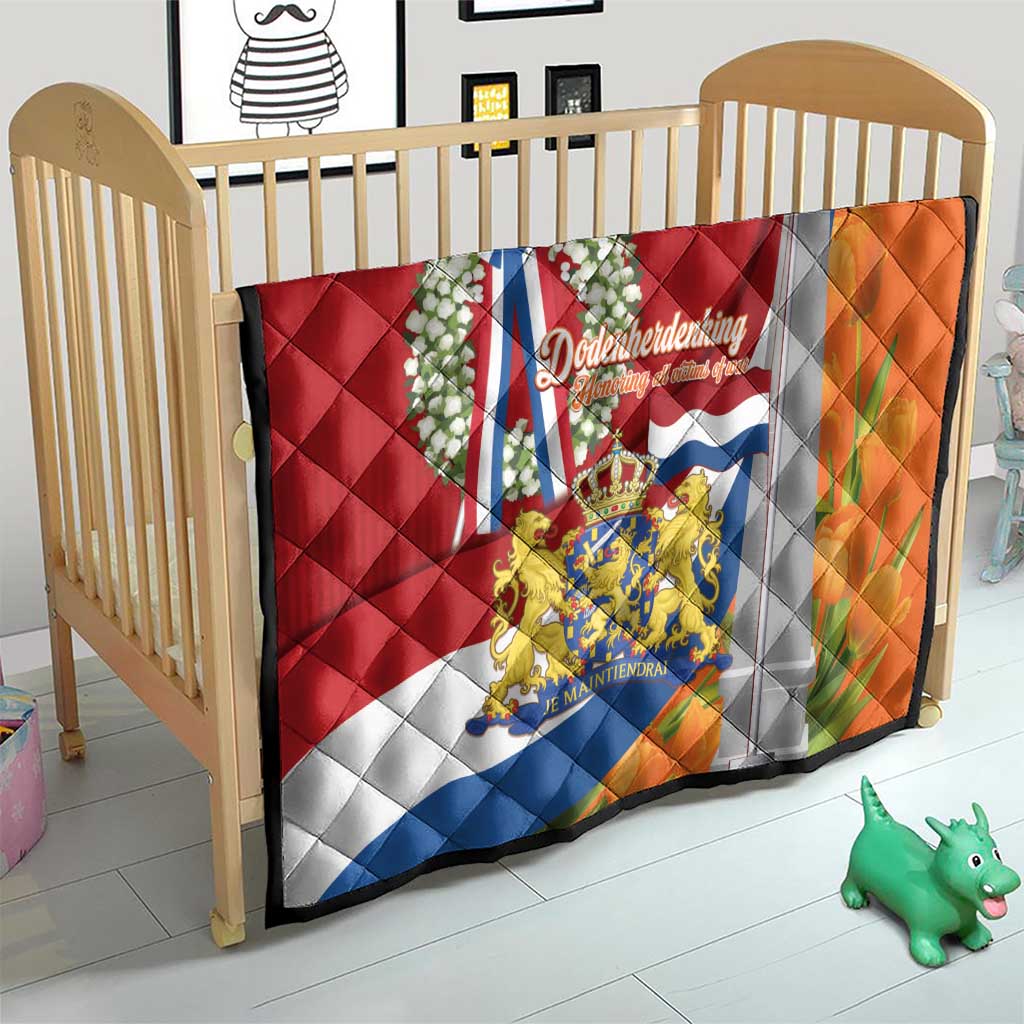 Netherlands Dodenherdenking Quilt Martyrs' Day Honoring All Victims Of War