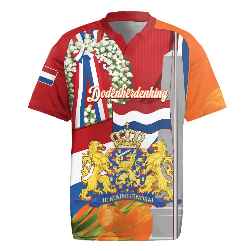 Netherlands Dodenherdenking Rugby Jersey Martyrs' Day Honoring All Victims Of War