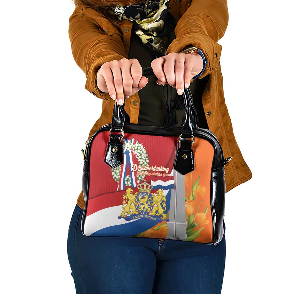 Netherlands Dodenherdenking Shoulder Handbag Martyrs' Day Honoring All Victims Of War