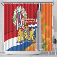 Netherlands Dodenherdenking Shower Curtain Martyrs' Day Honoring All Victims Of War