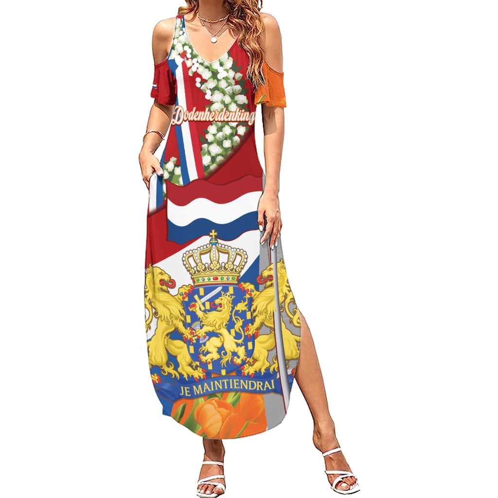 Netherlands Dodenherdenking Summer Maxi Dress Martyrs' Day Honoring All Victims Of War