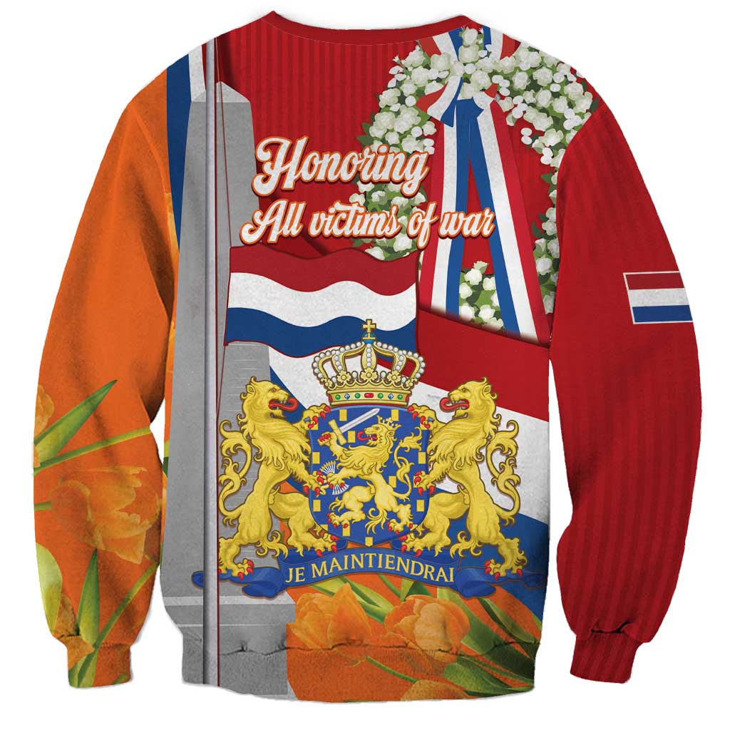 Netherlands Dodenherdenking Sweatshirt Martyrs' Day Honoring All Victims Of War