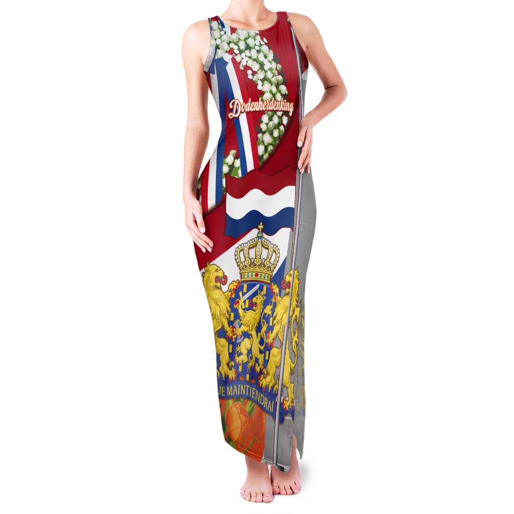 Netherlands Dodenherdenking Tank Maxi Dress Martyrs' Day Honoring All Victims Of War