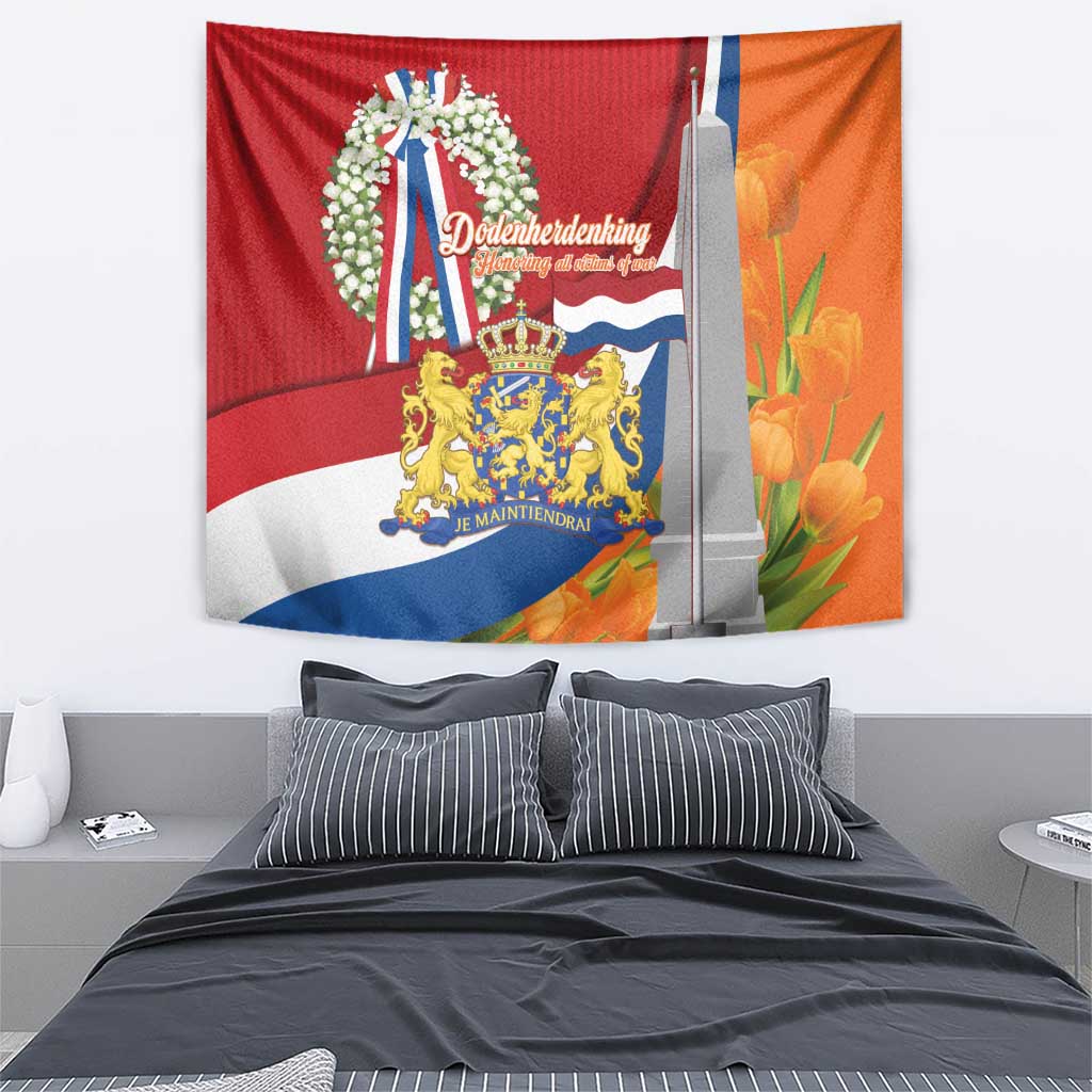 Netherlands Dodenherdenking Tapestry Martyrs' Day Honoring All Victims Of War