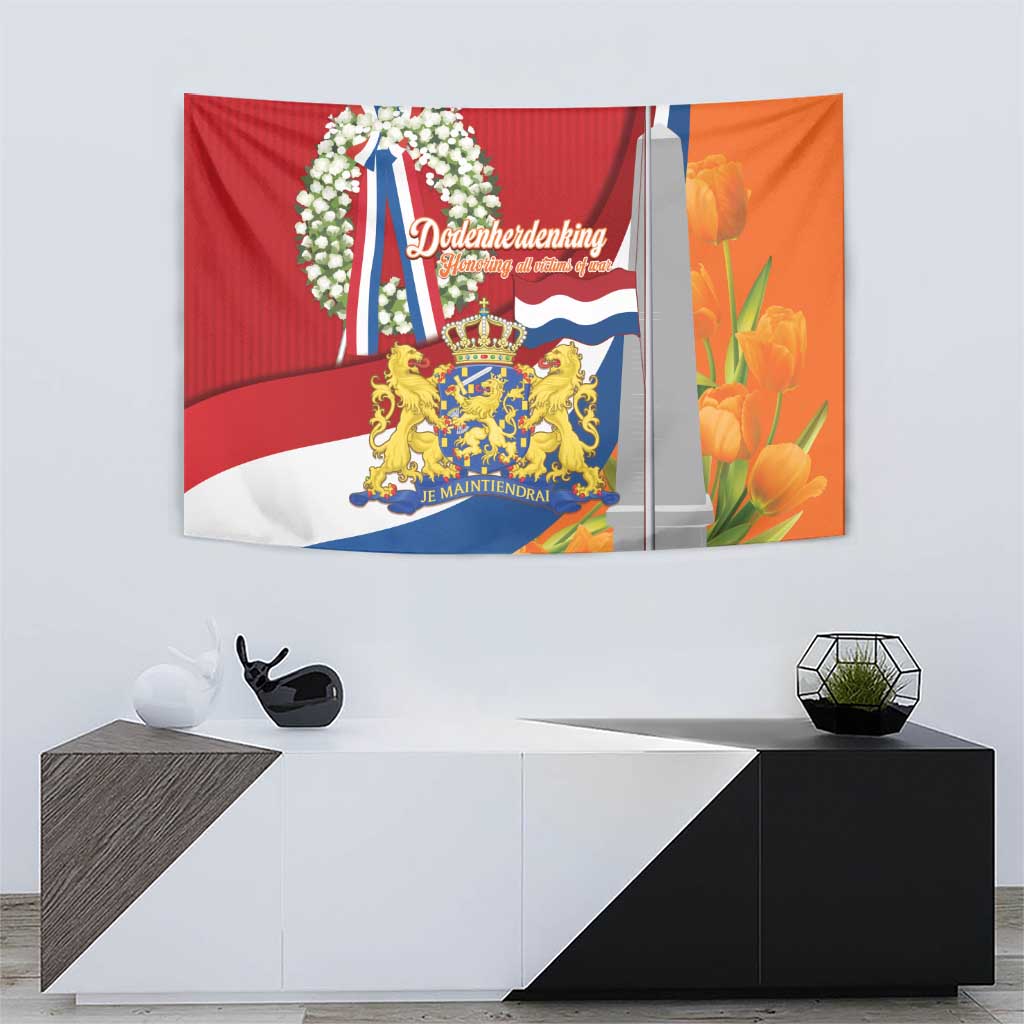 Netherlands Dodenherdenking Tapestry Martyrs' Day Honoring All Victims Of War