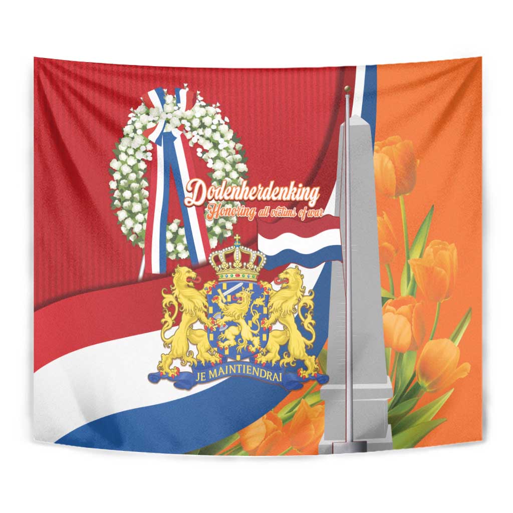 Netherlands Dodenherdenking Tapestry Martyrs' Day Honoring All Victims Of War