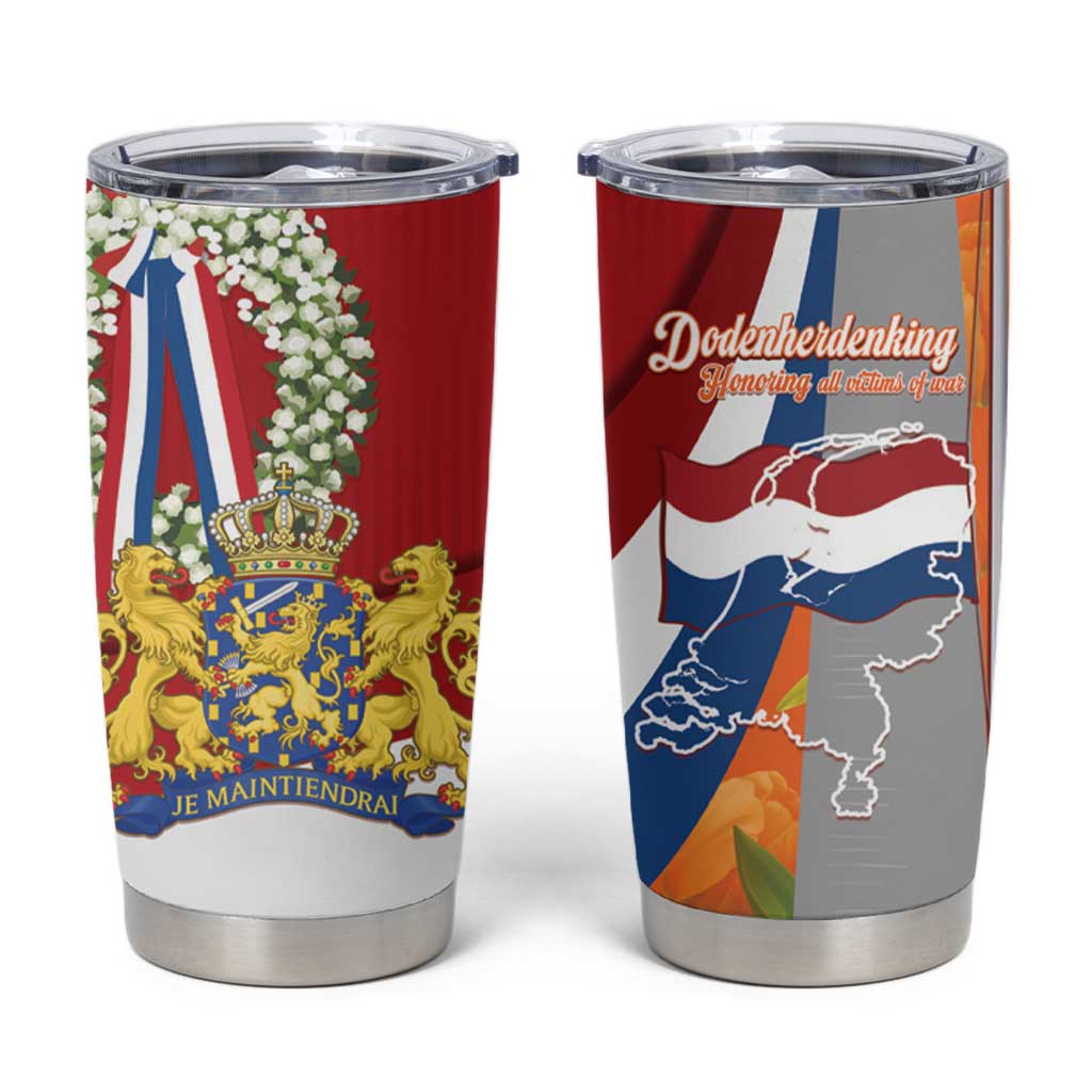 Netherlands Dodenherdenking Tumbler Cup Martyrs' Day Honoring All Victims Of War