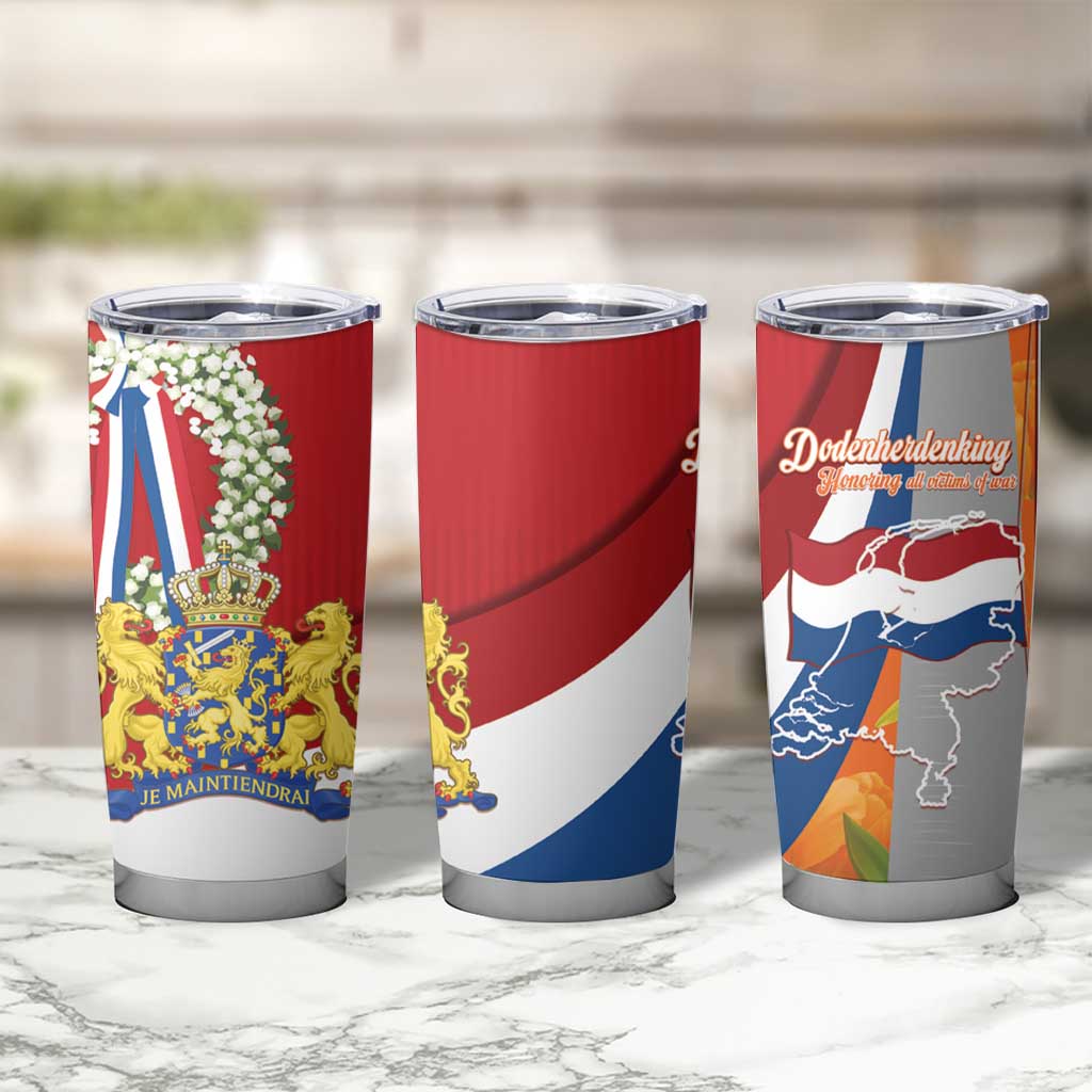 Netherlands Dodenherdenking Tumbler Cup Martyrs' Day Honoring All Victims Of War