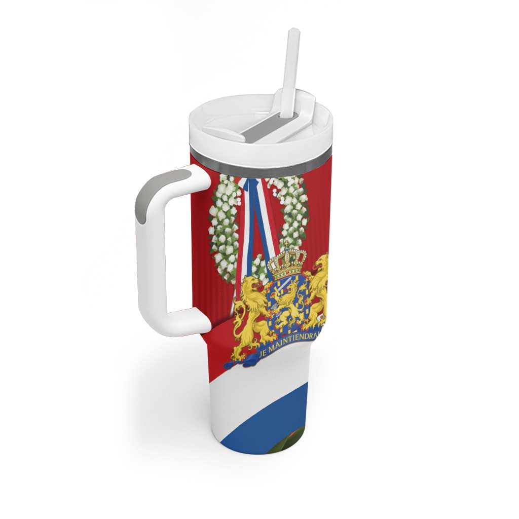 Netherlands Dodenherdenking Tumbler With Handle Martyrs' Day Honoring All Victims Of War