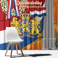 Netherlands Dodenherdenking Window Curtain Martyrs' Day Honoring All Victims Of War