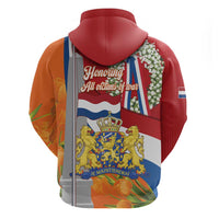 Netherlands Dodenherdenking Zip Hoodie Martyrs' Day Honoring All Victims Of War