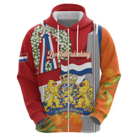 Netherlands Dodenherdenking Zip Hoodie Martyrs' Day Honoring All Victims Of War