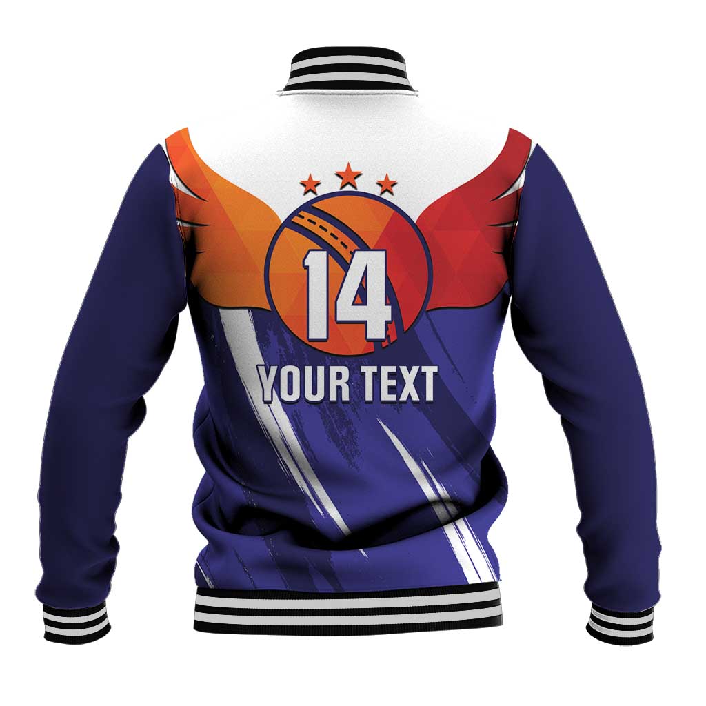 Custom Lucknow India Cricket Baseball Jacket Go Champions