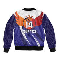 Custom Lucknow India Cricket Bomber Jacket Go Champions