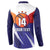 Custom Lucknow India Cricket Button Sweatshirt Go Champions