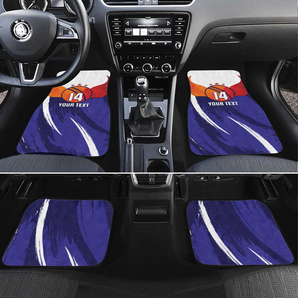 Custom Lucknow India Cricket Car Mats Go Champions