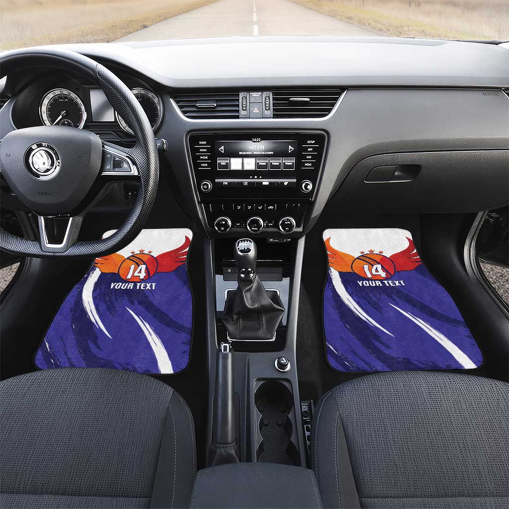 Custom Lucknow India Cricket Car Mats Go Champions