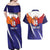 Custom Lucknow India Cricket Couples Matching Off Shoulder Maxi Dress and Hawaiian Shirt Go Champions