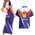 Custom Lucknow India Cricket Couples Matching Short Sleeve Bodycon Dress and Hawaiian Shirt Go Champions