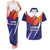 Custom Lucknow India Cricket Couples Matching Tank Maxi Dress and Hawaiian Shirt Go Champions