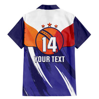 Custom Lucknow India Cricket Family Matching Mermaid Dress and Hawaiian Shirt Go Champions