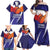 Custom Lucknow India Cricket Family Matching Off Shoulder Maxi Dress and Hawaiian Shirt Go Champions