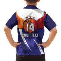 Custom Lucknow India Cricket Family Matching Short Sleeve Bodycon Dress and Hawaiian Shirt Go Champions