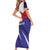 Custom Lucknow India Cricket Family Matching Short Sleeve Bodycon Dress and Hawaiian Shirt Go Champions