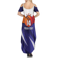 Custom Lucknow India Cricket Family Matching Summer Maxi Dress and Hawaiian Shirt Go Champions