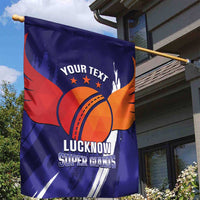 Custom Lucknow India Cricket Garden Flag Go Champions