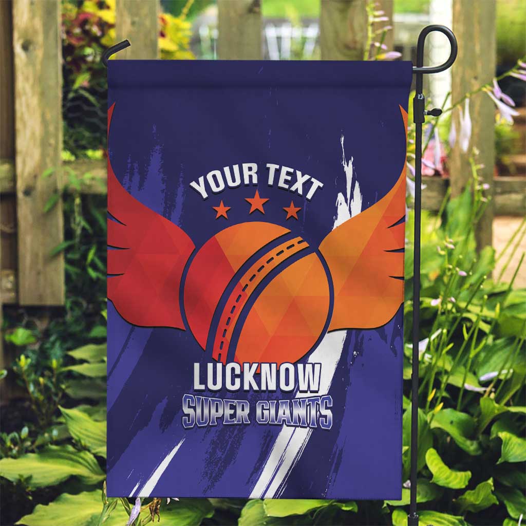 Custom Lucknow India Cricket Garden Flag Go Champions