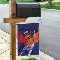 Custom Lucknow India Cricket Garden Flag Go Champions