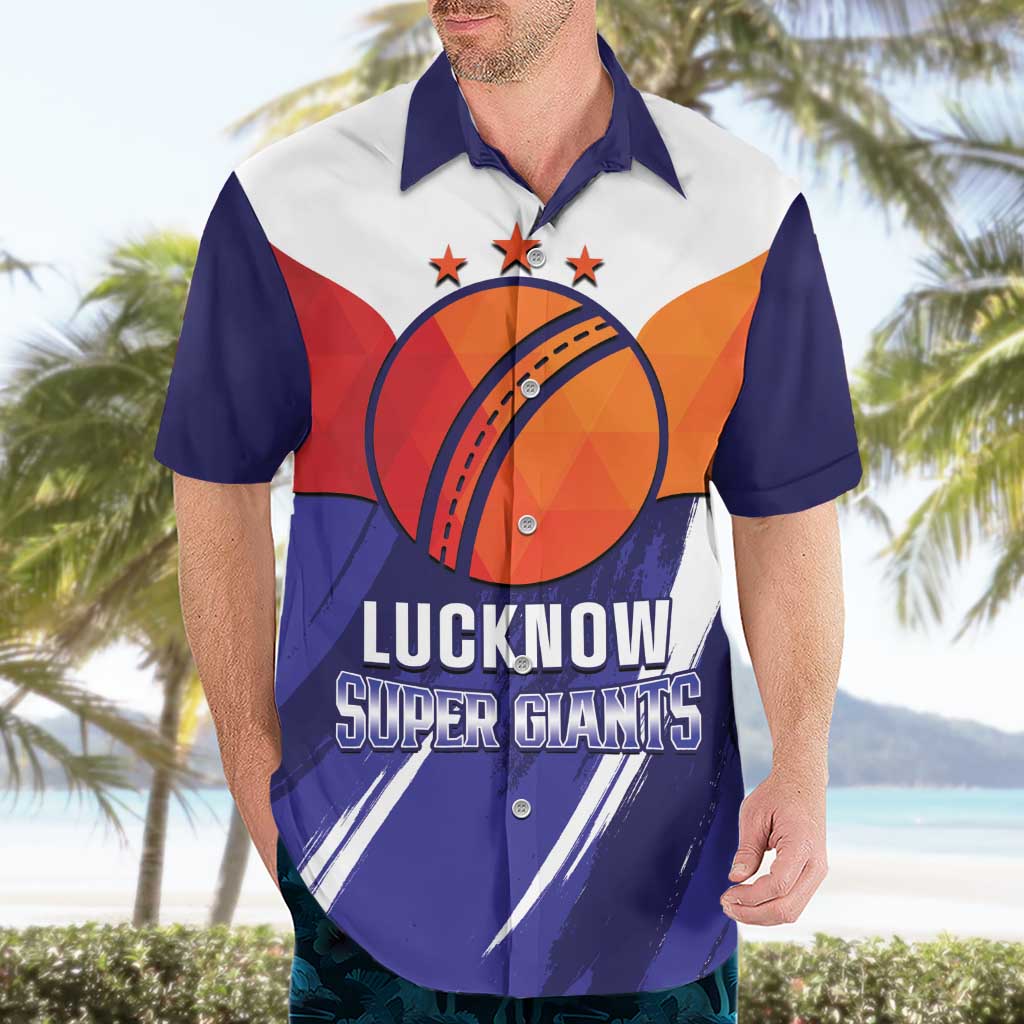 Custom Lucknow India Cricket Hawaiian Shirt Go Champions