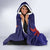 Custom Lucknow India Cricket Hooded Blanket Go Champions