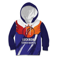 Custom Lucknow India Cricket Kid Hoodie Go Champions