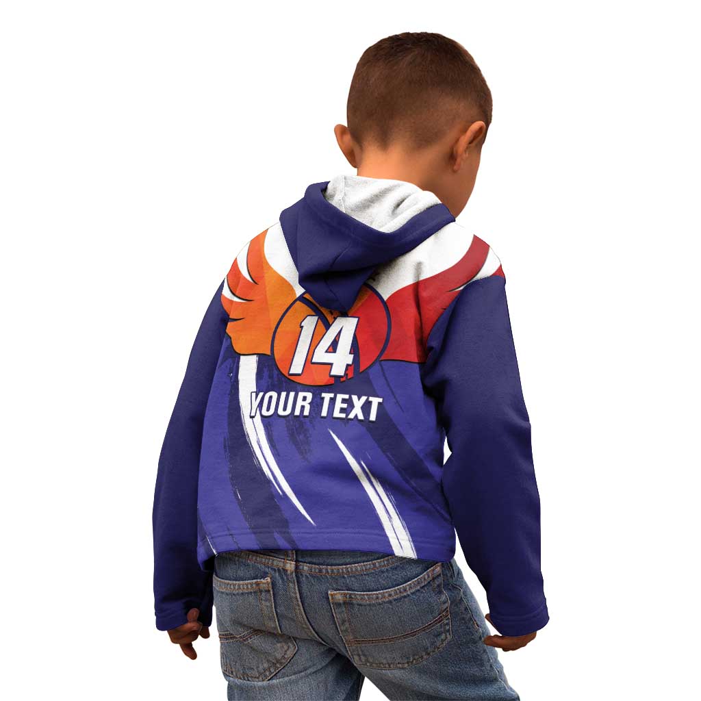 Custom Lucknow India Cricket Kid Hoodie Go Champions