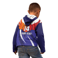 Custom Lucknow India Cricket Kid Hoodie Go Champions