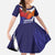 Custom Lucknow India Cricket Kid Short Sleeve Dress Go Champions