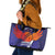 Custom Lucknow India Cricket Leather Tote Bag Go Champions