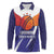Custom Lucknow India Cricket Long Sleeve Polo Shirt Go Champions